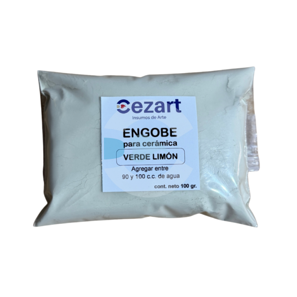 Engobe Verde Limón E0042 100 gr - Image 2